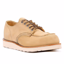 ) Red Wing Shoes Shop Moc Oxford 8092 Men's Beige Hawthorne Prairie Shoes - Brown, 11 (Adults'