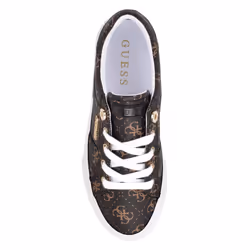 Guess Women's Loven3 Sneaker  Brown Multi 908  6