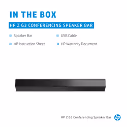 HP Z G3 Conferencing Speaker Bar - Additional view 4