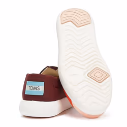 ) TOMS Alpargata Mallow Matte Woven Womens Red / Multi Shoes - 4 (Adults'