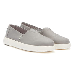 TOMS Alpargata Mallow Womens Light Grey Shoes - 3