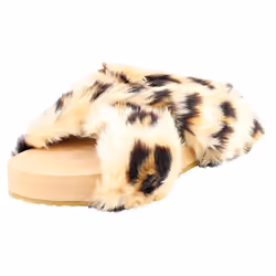Toms Susie Eva Womens Slippers Shoes in Leopard - 6