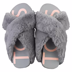 Toms Susie Eva Womens Slippers Shoes in Grey - 4 UK
