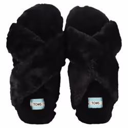 Toms Susie Womens Slippers Sandals in Black - 7