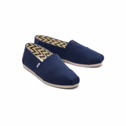 ) TOMS Alpargata 100% Cotton Men's Navy Espadrilles - Blue, 12 (Adults'
