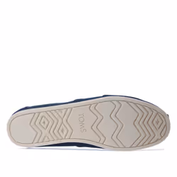 Mens Toms Recycled Cotton Alpargata Espadrille Pumps in navy. - UK 8