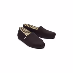 ) TOMS Alpargata 100% Cotton Men's Black Espadrilles - Black, 12 (Adults'