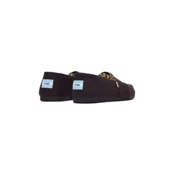 ) TOMS Alpargata 100% Cotton Men's Black Espadrilles - Black, 8 (Adults'