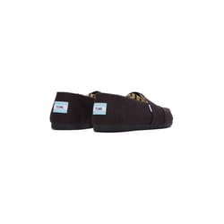 ) TOMS Alpargata 100% Cotton Men's Black Espadrilles - Black, 8 (Adults'
