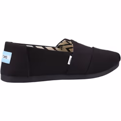 ) TOMS Alpargata 100% Cotton Women's Black Espadrilles - Black, 4 (Adults'
