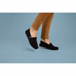 ) TOMS Alpargata 100% Cotton Women's Black Espadrilles - Black, 5 (Adults' - Additional view 4