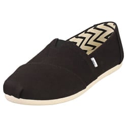 Toms Alpargata Recycled Womens Slip On Shoes in Black - Size 5 UK
