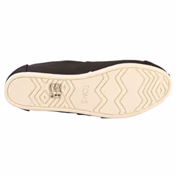 Toms Alpargata Recycled Womens Slip On Shoes in Black - Size 6.5 UK