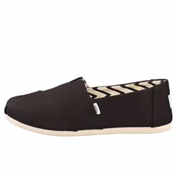 Toms Alpargata Recycled Womens Slip On Shoes in Black - Size 7.5 UK