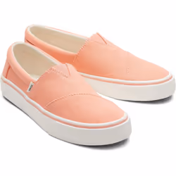) TOMS Alpargata Fenix Slip On Polyester Women's Orange Espadrilles - Orange, 5 (Adults'