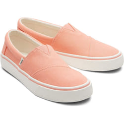 ) TOMS Alpargata Fenix Slip On Polyester Women's Orange Espadrilles - Orange, 5 (Adults'