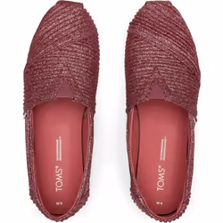 Toms Alpargata Glimmer Rose Cord Womens Espadrilles Slipons - 8 UK 42 EU 10 US