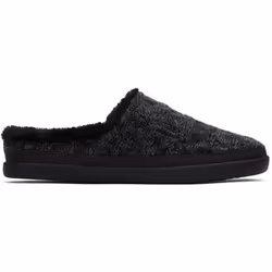 Toms Sage Black Womens Faux Fur Slippers - 3 UK 35.5 EU 5 US
