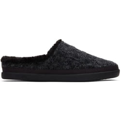 Toms Sage Black Womens Faux Fur Slippers - 3 UK 35.5 EU 5 US