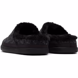 Toms Sage Black Womens Faux Fur Slippers - 3 UK 35.5 EU 5 US