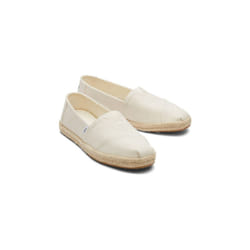 ) TOMS Alpargata Rope 100% Cotton Women's Natural Espadrilles - Brown, 4 (Adults'