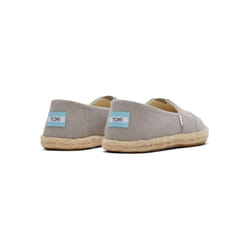 ) TOMS Alpargata Rope 100% Cotton Women's Drizzle Grey Espadrilles - Grey, 8 (Adults'