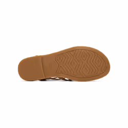 ) TOMS Sephina Leather Women's Sandy Beige Sandals - Brown, 8 (Adults'