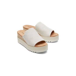 ) TOMS Diana Mule Nylon Women's Natural Wedges - Brown, 7 (Adults'
