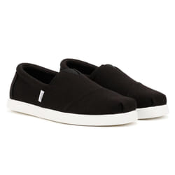 ) TOMS Alp FWD Canvas Men's Black Espadrilles - Black, 12 (Adults'
