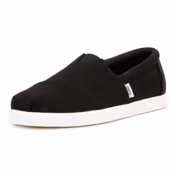 ) TOMS Alp FWD Canvas Men's Black Espadrilles - Black, 12 (Adults'