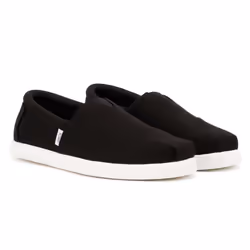 ) TOMS Alp FWD Canvas Men's Black Espadrilles - Black, 8.5 (Adults'