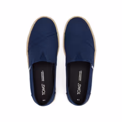 ) TOMS Alpargata Rope 2.0 100% Cotton Men's Navy Espadrilles - Blue, 11 (Adults'