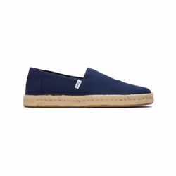 ) TOMS Alpargata Rope 2.0 100% Cotton Men's Navy Espadrilles - Blue, 11 (Adults' - Additional view 4