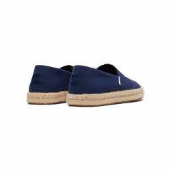 ) TOMS Alpargata Rope 2.0 100% Cotton Men's Navy Espadrilles - Blue, 12 (Adults'