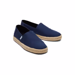 ) TOMS Alpargata Rope 2.0 100% Cotton Men's Navy Espadrilles - Blue, 7 (Adults'