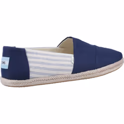 ) TOMS Alpargata Rope 100% Cotton Men's Navy Espadrilles - Blue, 12 (Adults'