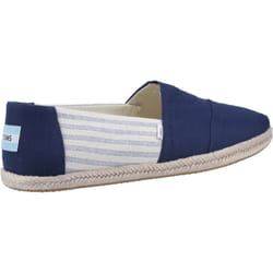 ) TOMS Alpargata Rope 100% Cotton Men's Navy Espadrilles - Blue, 12 (Adults'