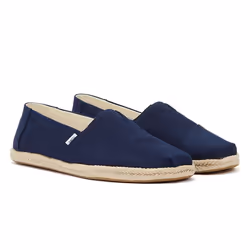 Toms Rope Alpargata Navy Espadrilles Men's Blue Sandal - Blue, UK 7