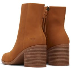 ) TOMS Evelyn Leather Women's Tan Boots - Brown, 5 (Adults'