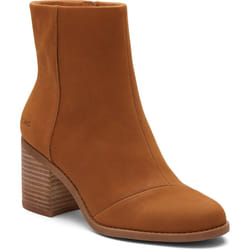 ) TOMS Evelyn Leather Women's Tan Boots - Brown, 6 (Adults'