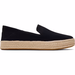 ) TOMS Carolina 100% Cow Women's Black Espadrilles - Black, 4 (Adults' - Additional view 5