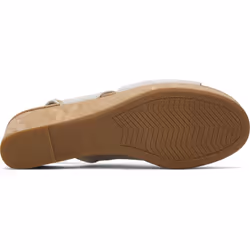 ) TOMS Claudine Nylon Women's Natural Wedges - Grey, 8 (Adults'