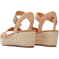 ) TOMS Audrey 100% Cow Women's Honey Wedges - Orange, 4 (Adults'