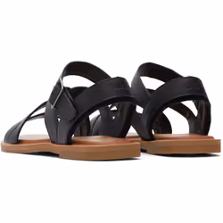 ) TOMS Sloane 100% Cow Women's Black Sandals - Black, 5 (Adults'