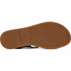 ) TOMS Sloane 100% Cow Women's Black Sandals - Black, 5 (Adults'