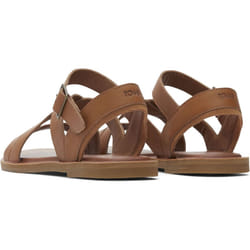 ) TOMS Sloane 100% Cow Women's Tan Wedges - Brown, 8 (Adults'