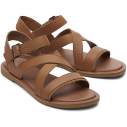 ) TOMS Sloane 100% Cow Women's Tan Wedges - Brown, 7 (Adults'