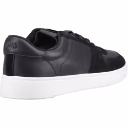 ) TOMS TRVL Lite Court Leather Men's Black Trainers - Black, 9 (Adults'
