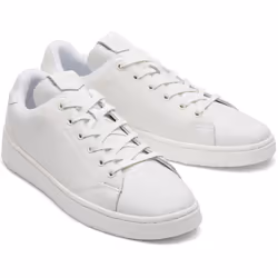 ) TOMS TRVL LITE 2.0 Low Leather Men's White Trainers - White, 11 (Adults'