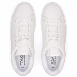 ) TOMS TRVL LITE 2.0 Low Leather Men's White Trainers - White, 11 (Adults'